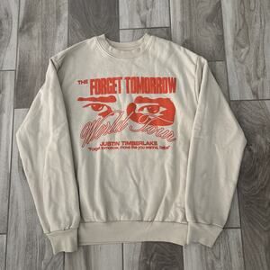 Justin Timberlake Sweatshirt Size S The Forget Tomorrow World Tour 2024 Unisex